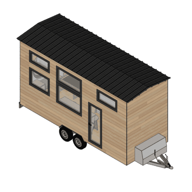 plan tiny house extérieur