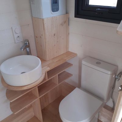 tiny house pierre salle de bain