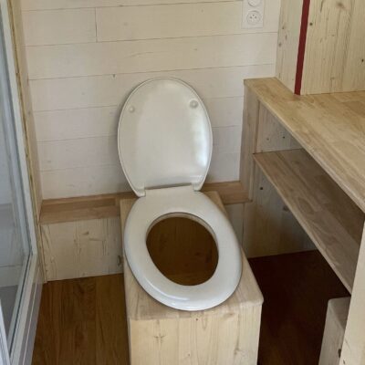 Toilettes sèches amovibles pour maison Tiny House 30m²