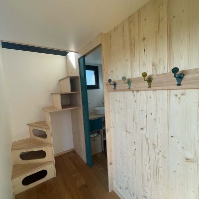 tiny house Laurence escalier