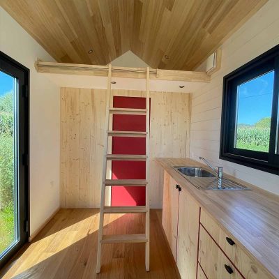 tiny house Alexis échelle