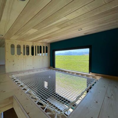 tiny house mezzanine chambre