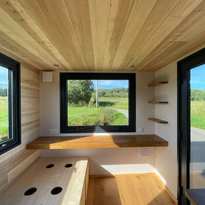 mini maison bois bureau