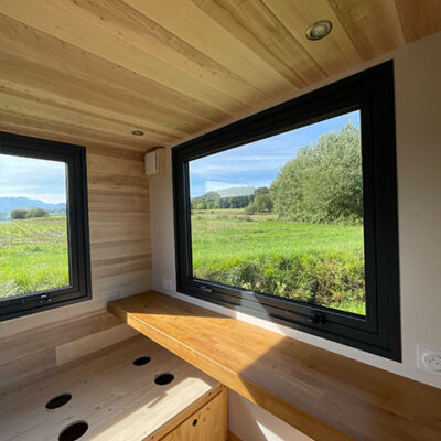 mini maison bois nature