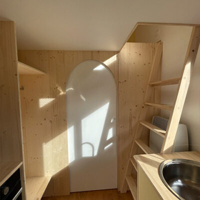 mini maison porte design