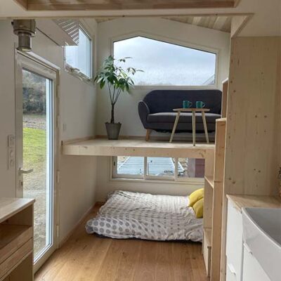 tiny house interieur bois