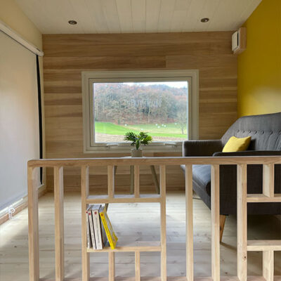 mini maison claustra bois