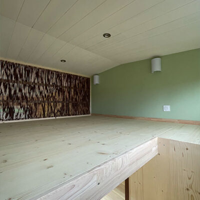 tiny house mezzanine chambre